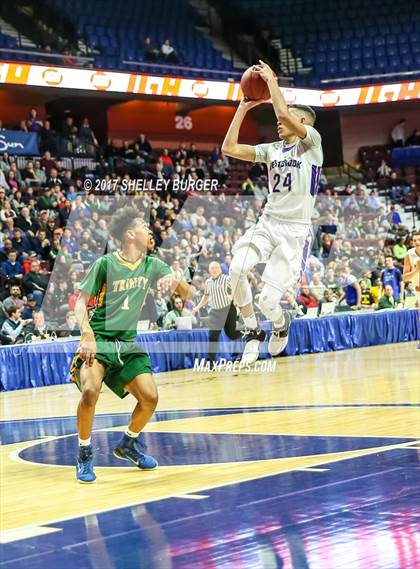 Thumbnail 2 in Westbrook vs. Trinity Catholic (CIAC Class S Final) photogallery.