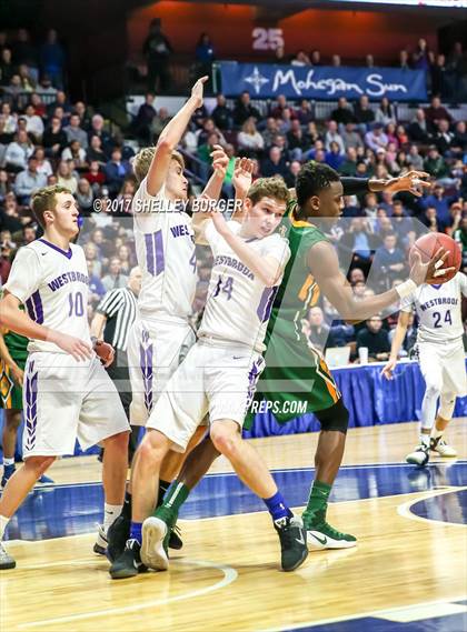 Thumbnail 2 in Westbrook vs. Trinity Catholic (CIAC Class S Final) photogallery.