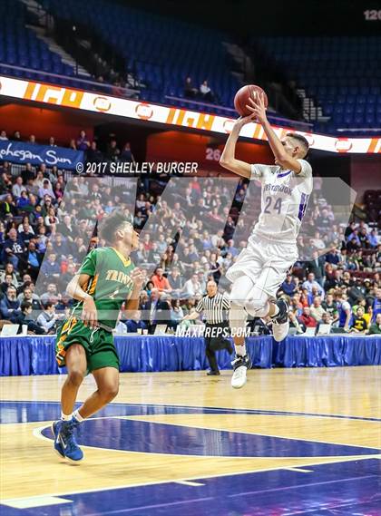 Thumbnail 2 in Westbrook vs. Trinity Catholic (CIAC Class S Final) photogallery.