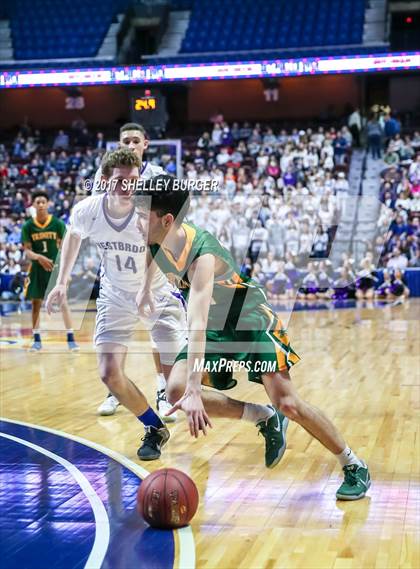 Thumbnail 2 in Westbrook vs. Trinity Catholic (CIAC Class S Final) photogallery.