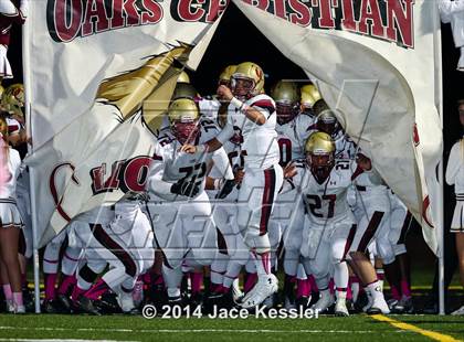 Thumbnail 1 in St. Bonaventure vs. Oaks Christian photogallery.