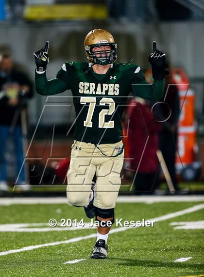 Thumbnail 1 in St. Bonaventure vs. Oaks Christian photogallery.