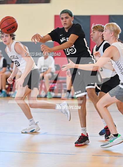Thumbnail 3 in Excel Christian Academy vs Mitchell. (The Hoop Vibe Fall League) photogallery.