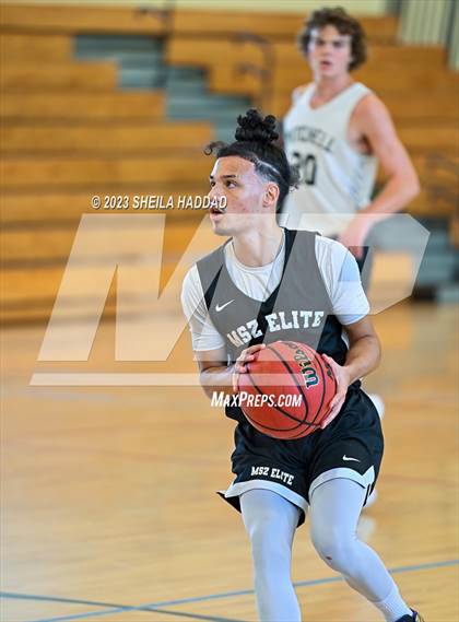 Thumbnail 2 in Excel Christian Academy vs Mitchell. (The Hoop Vibe Fall League) photogallery.