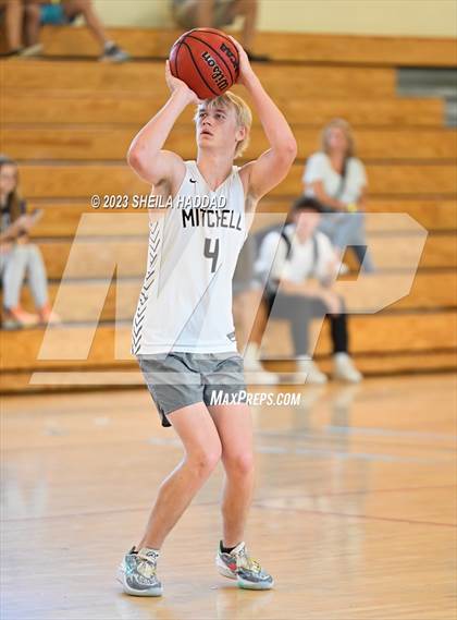 Thumbnail 3 in Excel Christian Academy vs Mitchell. (The Hoop Vibe Fall League) photogallery.