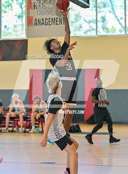 Thumbnail 3 in Excel Christian Academy vs Mitchell. (The Hoop Vibe Fall League) photogallery.