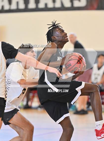 Thumbnail 1 in Excel Christian Academy vs Mitchell. (The Hoop Vibe Fall League) photogallery.