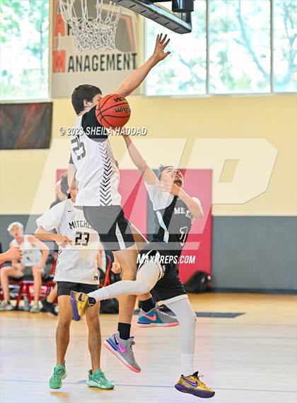 Thumbnail 1 in Excel Christian Academy vs Mitchell. (The Hoop Vibe Fall League) photogallery.