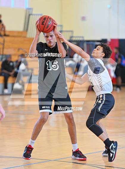 Thumbnail 2 in Excel Christian Academy vs Mitchell. (The Hoop Vibe Fall League) photogallery.