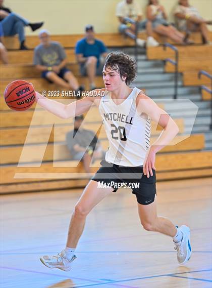 Thumbnail 1 in Excel Christian Academy vs Mitchell. (The Hoop Vibe Fall League) photogallery.