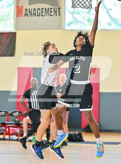 Thumbnail 3 in Excel Christian Academy vs Mitchell. (The Hoop Vibe Fall League) photogallery.