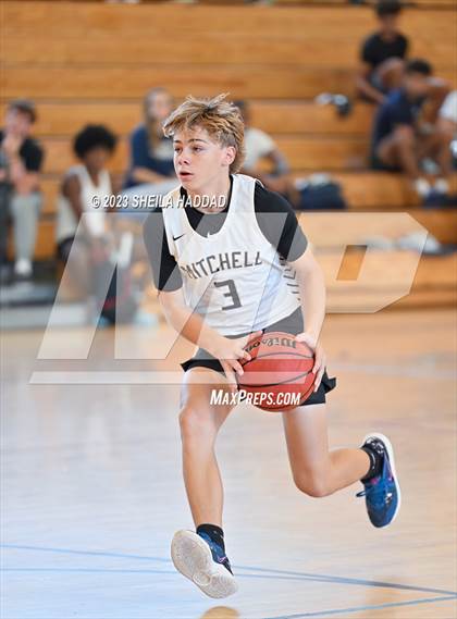Thumbnail 2 in Excel Christian Academy vs Mitchell. (The Hoop Vibe Fall League) photogallery.