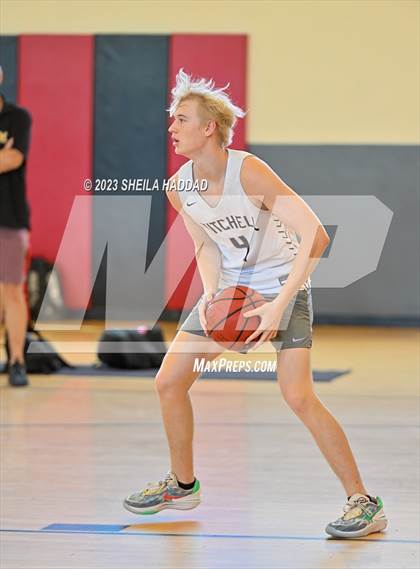 Thumbnail 1 in Excel Christian Academy vs Mitchell. (The Hoop Vibe Fall League) photogallery.