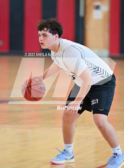 Thumbnail 3 in Excel Christian Academy vs Mitchell. (The Hoop Vibe Fall League) photogallery.