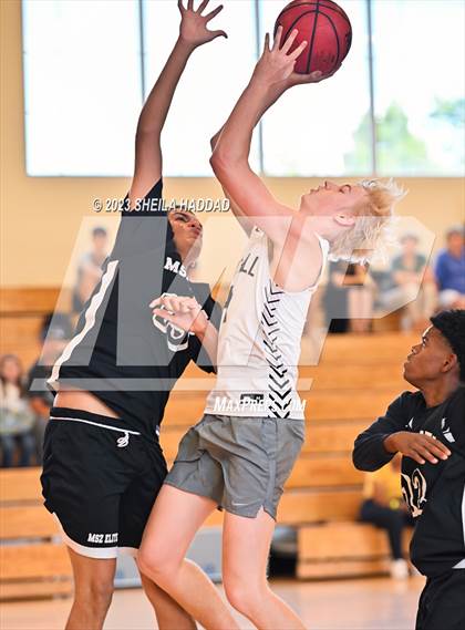 Thumbnail 1 in Excel Christian Academy vs Mitchell. (The Hoop Vibe Fall League) photogallery.