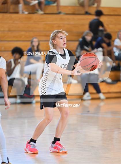 Thumbnail 2 in Excel Christian Academy vs Mitchell. (The Hoop Vibe Fall League) photogallery.