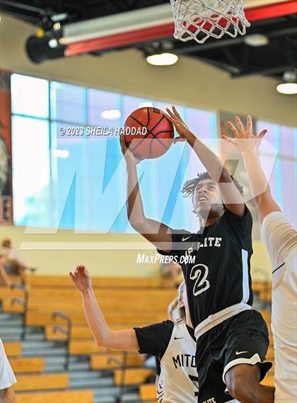 Thumbnail 3 in Excel Christian Academy vs Mitchell. (The Hoop Vibe Fall League) photogallery.