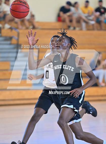 Thumbnail 1 in Excel Christian Academy vs Mitchell. (The Hoop Vibe Fall League) photogallery.