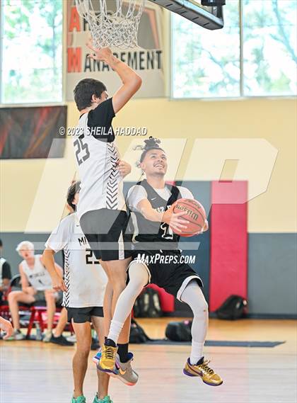 Thumbnail 3 in Excel Christian Academy vs Mitchell. (The Hoop Vibe Fall League) photogallery.