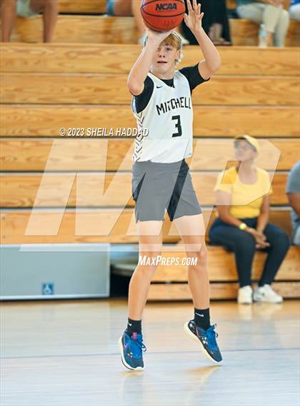 Thumbnail 2 in Excel Christian Academy vs Mitchell. (The Hoop Vibe Fall League) photogallery.