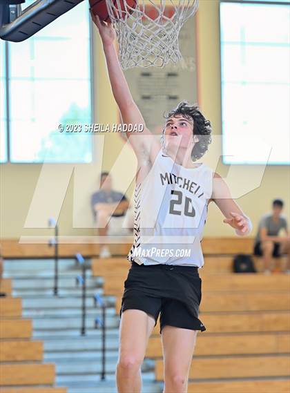 Thumbnail 1 in Excel Christian Academy vs Mitchell. (The Hoop Vibe Fall League) photogallery.