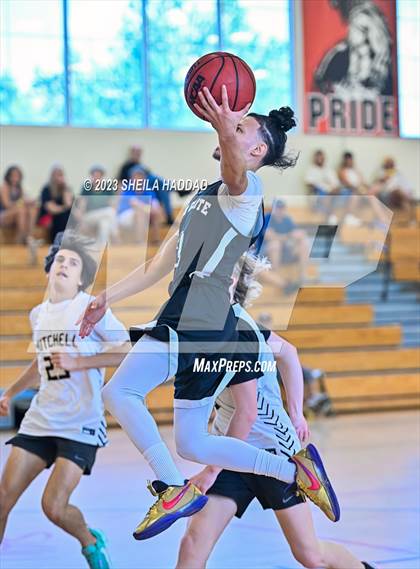 Thumbnail 2 in Excel Christian Academy vs Mitchell. (The Hoop Vibe Fall League) photogallery.