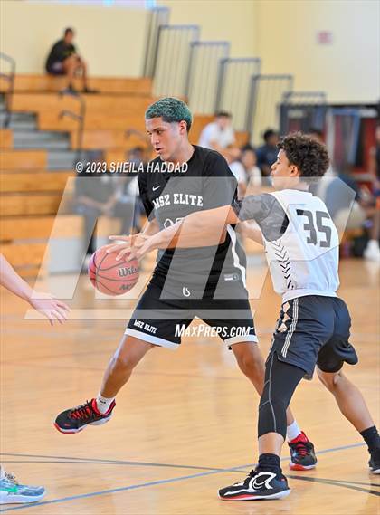 Thumbnail 3 in Excel Christian Academy vs Mitchell. (The Hoop Vibe Fall League) photogallery.
