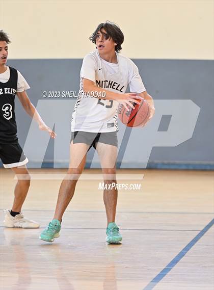 Thumbnail 2 in Excel Christian Academy vs Mitchell. (The Hoop Vibe Fall League) photogallery.