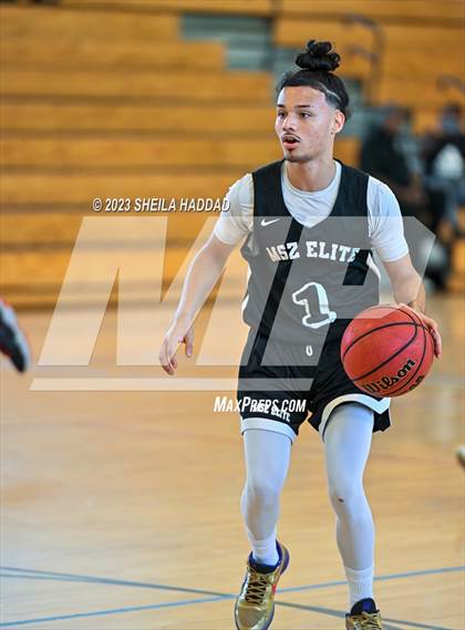 Thumbnail 1 in Excel Christian Academy vs Mitchell. (The Hoop Vibe Fall League) photogallery.