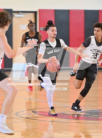 Thumbnail 2 in Excel Christian Academy vs Mitchell. (The Hoop Vibe Fall League) photogallery.
