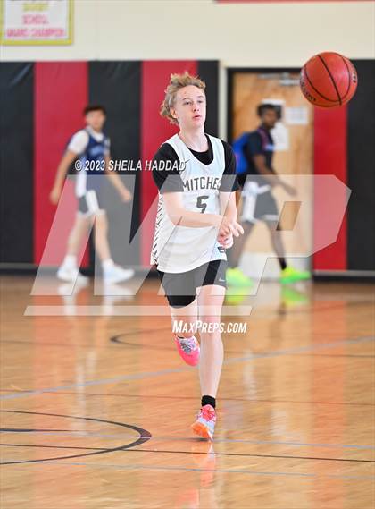 Thumbnail 3 in Excel Christian Academy vs Mitchell. (The Hoop Vibe Fall League) photogallery.