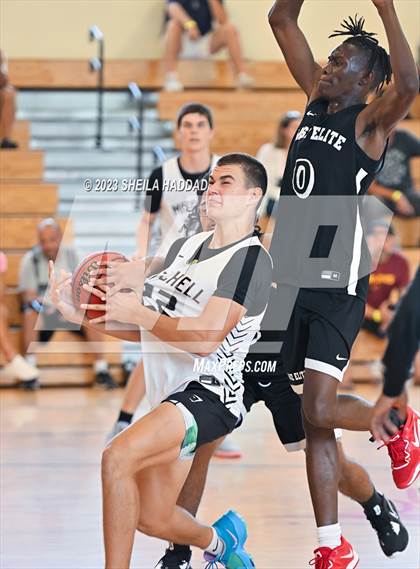 Thumbnail 1 in Excel Christian Academy vs Mitchell. (The Hoop Vibe Fall League) photogallery.