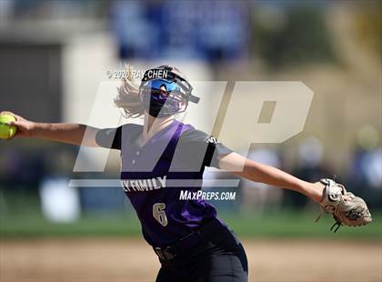 Thumbnail 1 in D'Evelyn vs. Holy Family (CHSAA 4A Semifinal) photogallery.
