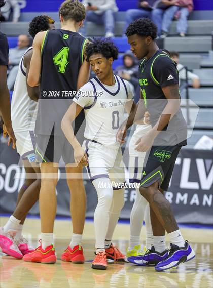 Thumbnail 1 in Mt. Zion Prep Academy vs. Prolific Prep of Napa Christian (5 for the Fight National Hoopfest) photogallery.