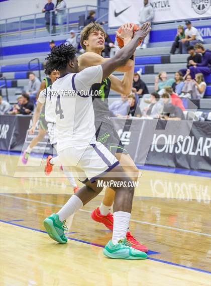 Thumbnail 2 in Mt. Zion Prep Academy vs. Prolific Prep of Napa Christian (5 for the Fight National Hoopfest) photogallery.