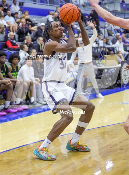 Thumbnail 2 in Mt. Zion Prep Academy vs. Prolific Prep of Napa Christian (5 for the Fight National Hoopfest) photogallery.