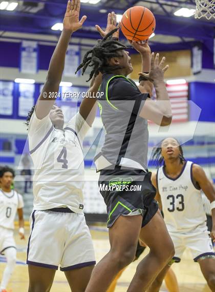 Thumbnail 1 in Mt. Zion Prep Academy vs. Prolific Prep of Napa Christian (5 for the Fight National Hoopfest) photogallery.