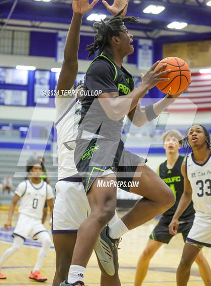 Thumbnail 3 in Mt. Zion Prep Academy vs. Prolific Prep of Napa Christian (5 for the Fight National Hoopfest) photogallery.