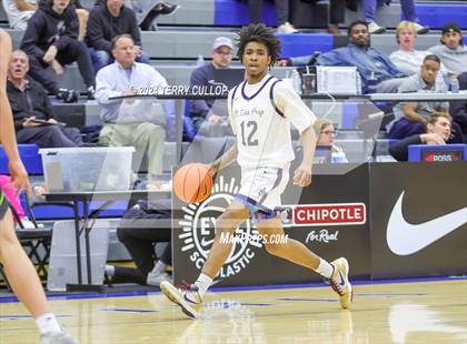 Thumbnail 1 in Mt. Zion Prep Academy vs. Prolific Prep of Napa Christian (5 for the Fight National Hoopfest) photogallery.