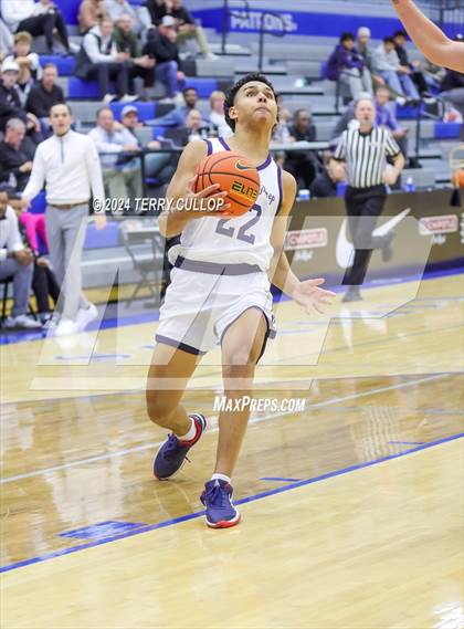 Thumbnail 1 in Mt. Zion Prep Academy vs. Prolific Prep of Napa Christian (5 for the Fight National Hoopfest) photogallery.