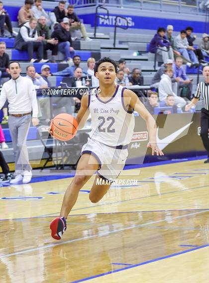Thumbnail 3 in Mt. Zion Prep Academy vs. Prolific Prep of Napa Christian (5 for the Fight National Hoopfest) photogallery.