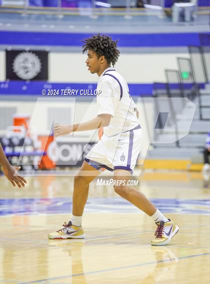 Thumbnail 1 in Mt. Zion Prep Academy vs. Prolific Prep of Napa Christian (5 for the Fight National Hoopfest) photogallery.