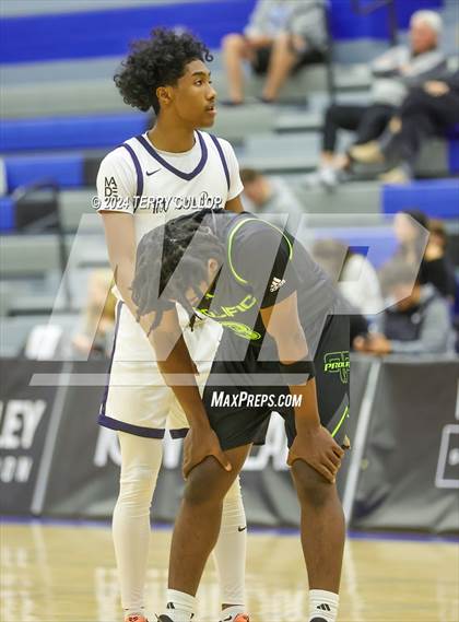 Thumbnail 2 in Mt. Zion Prep Academy vs. Prolific Prep of Napa Christian (5 for the Fight National Hoopfest) photogallery.