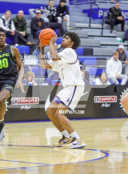 Thumbnail 2 in Mt. Zion Prep Academy vs. Prolific Prep of Napa Christian (5 for the Fight National Hoopfest) photogallery.