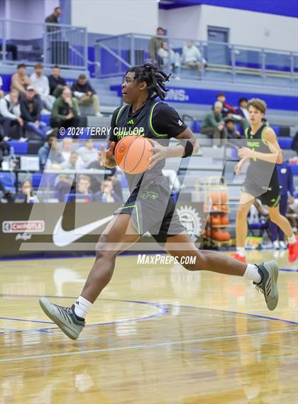 Thumbnail 2 in Mt. Zion Prep Academy vs. Prolific Prep of Napa Christian (5 for the Fight National Hoopfest) photogallery.