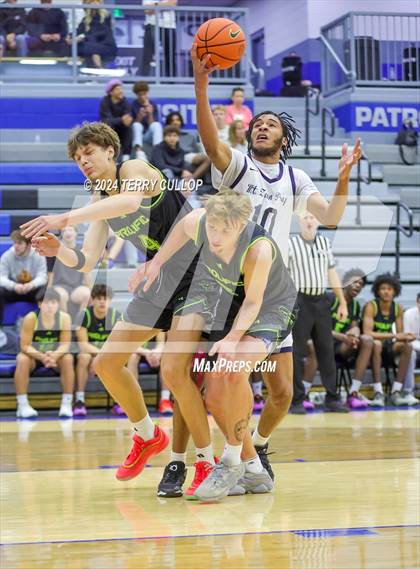 Thumbnail 1 in Mt. Zion Prep Academy vs. Prolific Prep of Napa Christian (5 for the Fight National Hoopfest) photogallery.