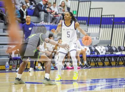 Thumbnail 1 in Mt. Zion Prep Academy vs. Prolific Prep of Napa Christian (5 for the Fight National Hoopfest) photogallery.