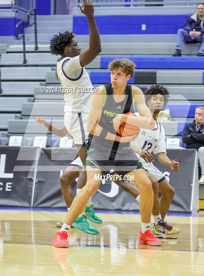 Thumbnail 3 in Mt. Zion Prep Academy vs. Prolific Prep of Napa Christian (5 for the Fight National Hoopfest) photogallery.