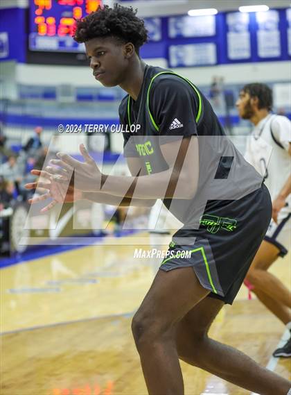 Thumbnail 1 in Mt. Zion Prep Academy vs. Prolific Prep of Napa Christian (5 for the Fight National Hoopfest) photogallery.