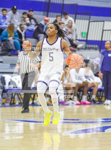 Thumbnail 2 in Mt. Zion Prep Academy vs. Prolific Prep of Napa Christian (5 for the Fight National Hoopfest) photogallery.